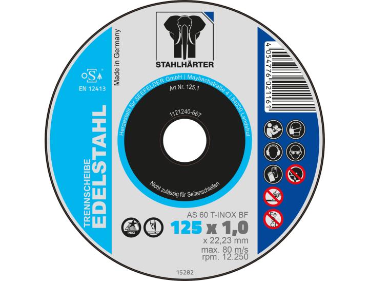 Řezný kotouč na nerezovou ocel AS60T