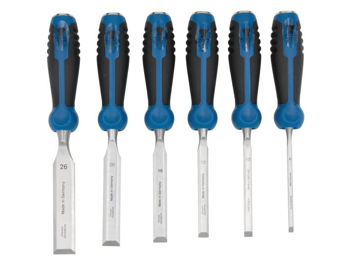 Sada dlát s dvousložkovou rukojetí a úderovou hlavou