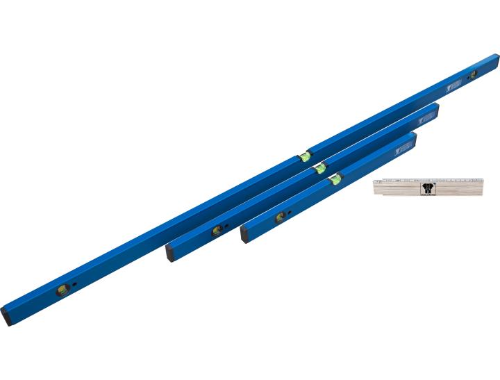 Sada vodováh (60, 100, 180 cm) + metr