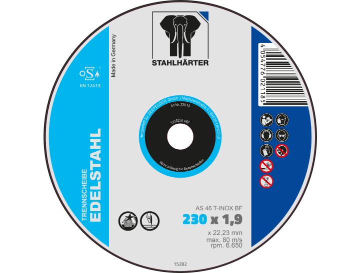 Řezný kotouč na nerezovou ocel AS46T