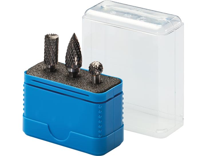 Sada frézovacích bitů 3 ks tvar B/D/G 10 mm