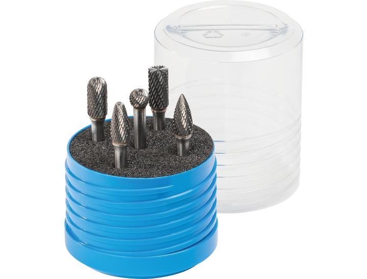 Sada frézovacích bitů 5 ks forma B/C/D/F/G 10 mm