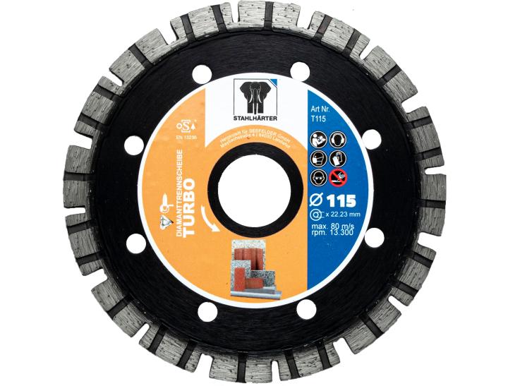 Diamantový řezací kotouč Turbo