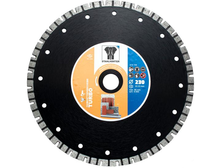 Diamantový řezací kotouč Turbo
