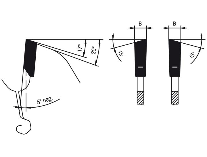 STAHLHÄRTER HW Pilový list s negativními alternativními zuby